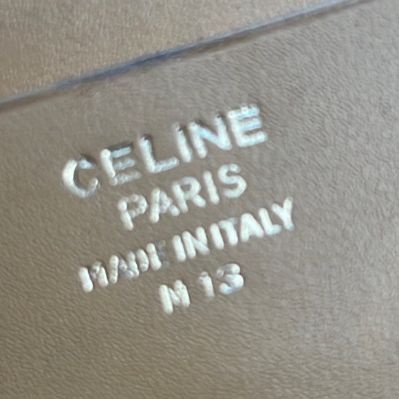 Auth. CELINE Macadam PVC Bifold Wallet Beige Brown Logo Print Canvas Leather - Picture 7 of 17